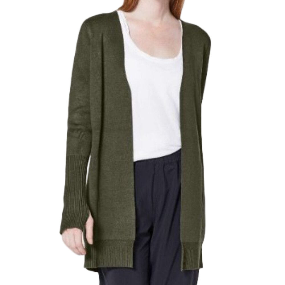 Lululemon Green City Street Cardigan Sweater Medium